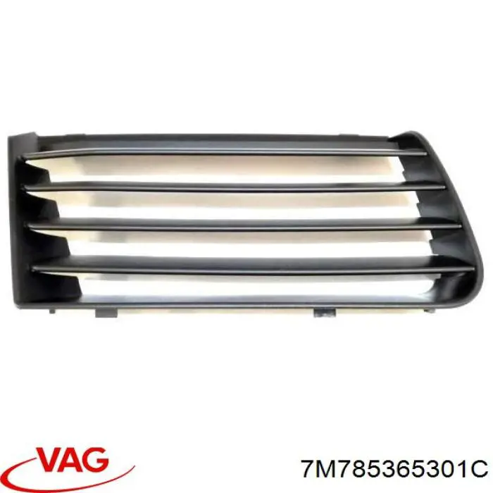 Купити 7M785365301C VAG Решітка радіатора ліва