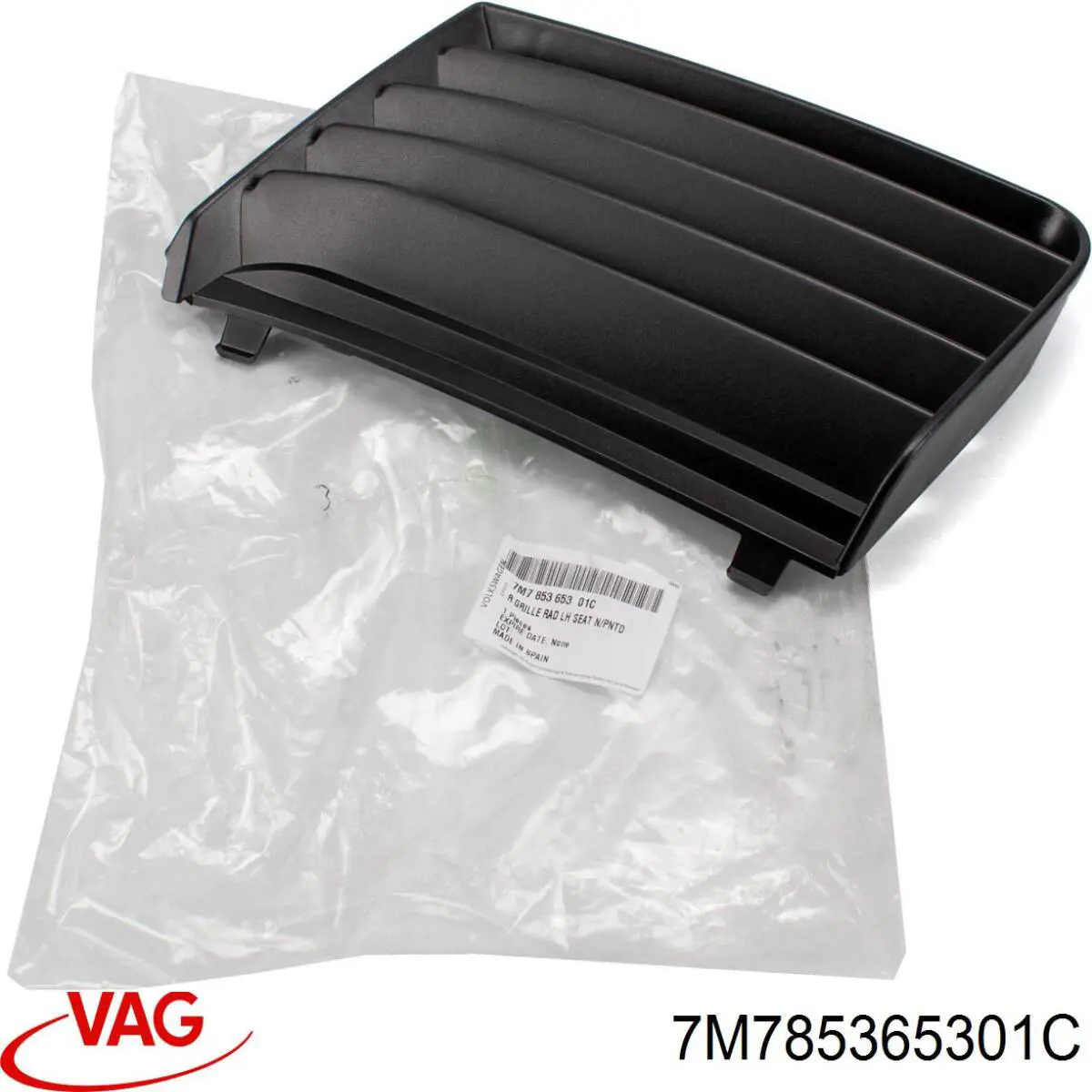 Решітка радіатора ліва VAG 7M785365301C ціна, від 40.21 USD