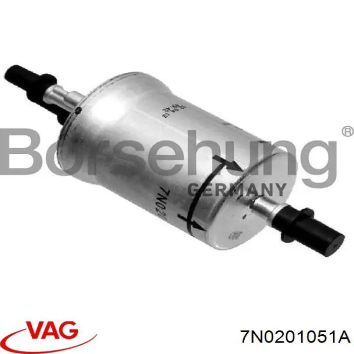 Купити 7N0201051A VAG Фільтр-відстійник палива грубої очистки