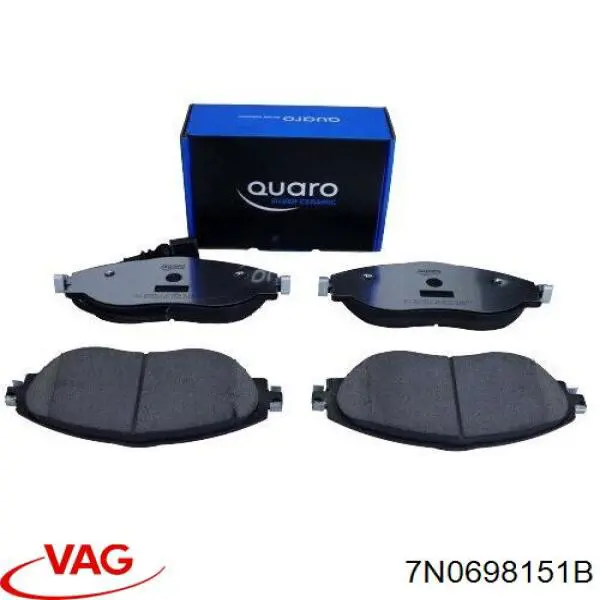 Гальмівні колодки VAG 7N0698151B ціна, від 47.97 USD