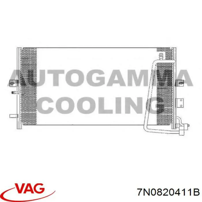 7N0820411B VAG Конденсатор