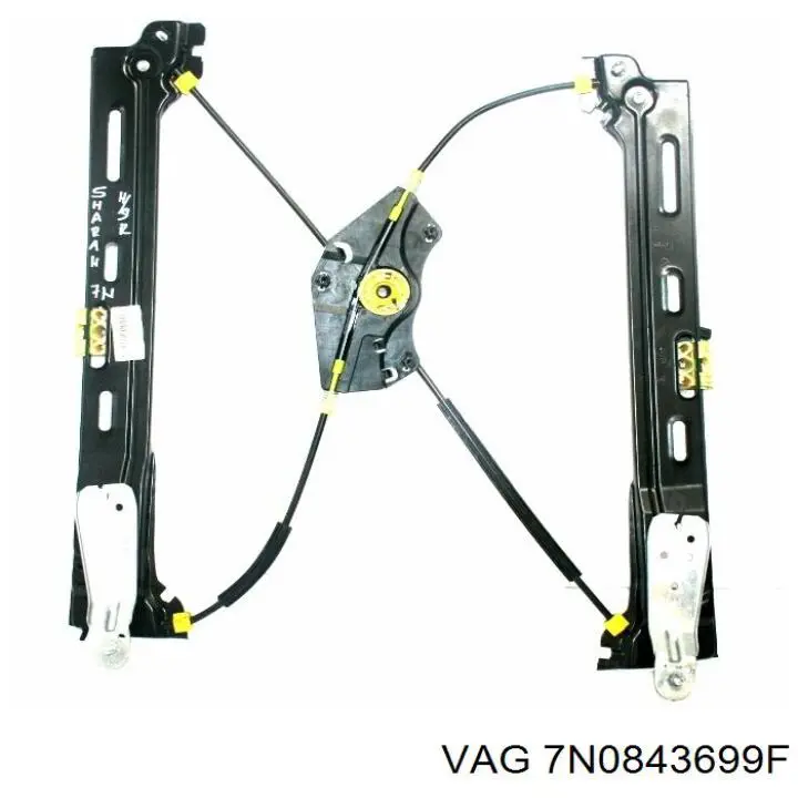 Купити 7N0843699F VAG Механізм склопідіймача двері задньої, лівої