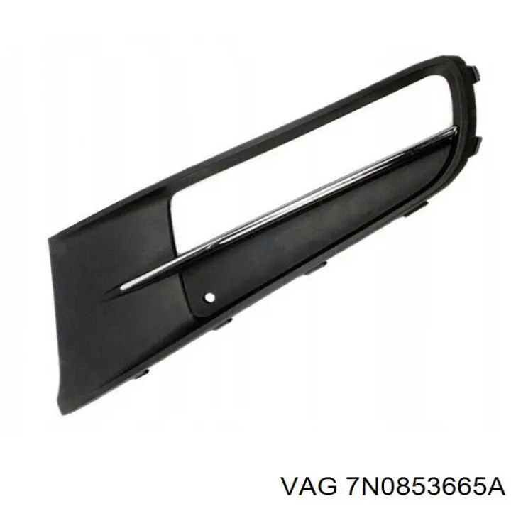 7N0853665A VAG Решітка переднього бампера, ліва