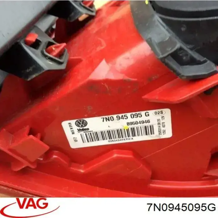 Ліхтар задній лівий, зовнішній 7N0945095G VAG