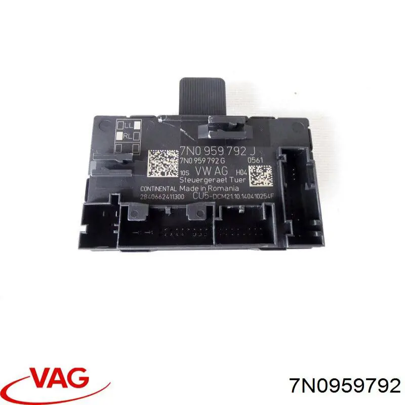 7N0959792 VAG Блок комфорту передніх дверей