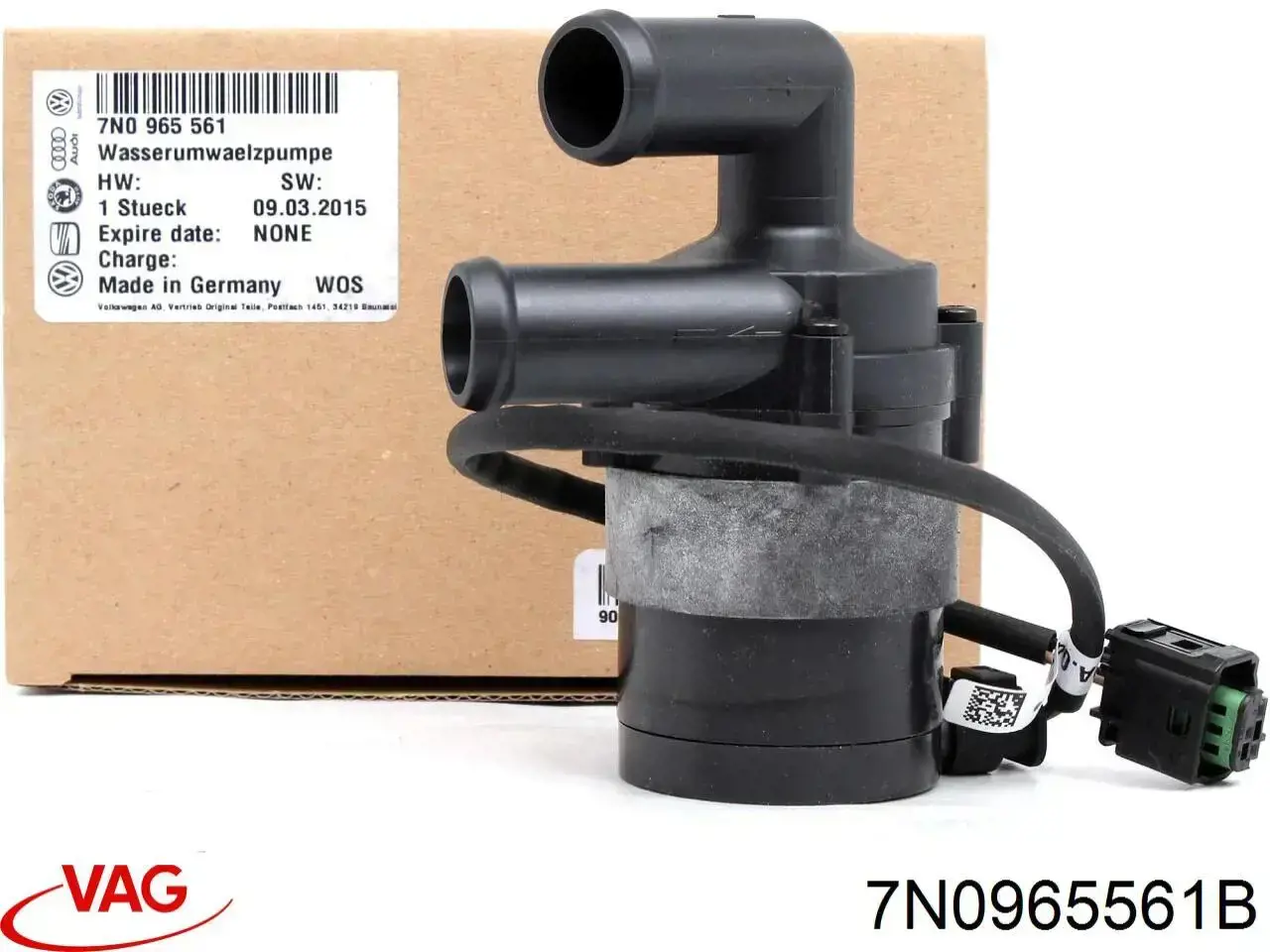 Купити 7N0965561B VAG Помпа водяна, додатковий електричний