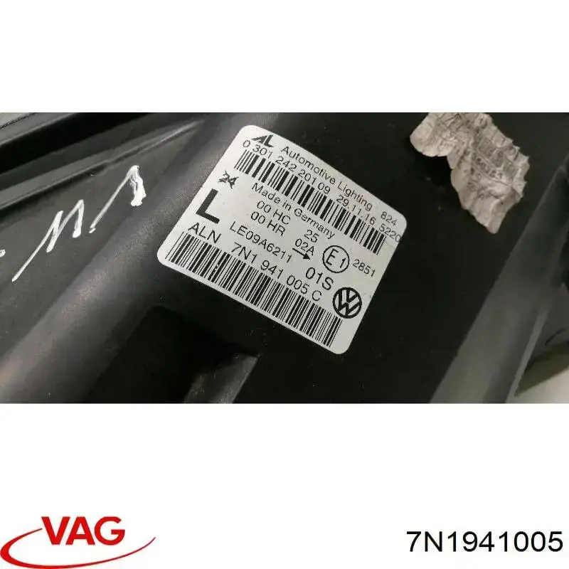Фари VAG 7N1941005 ціна, від 196.43 USD