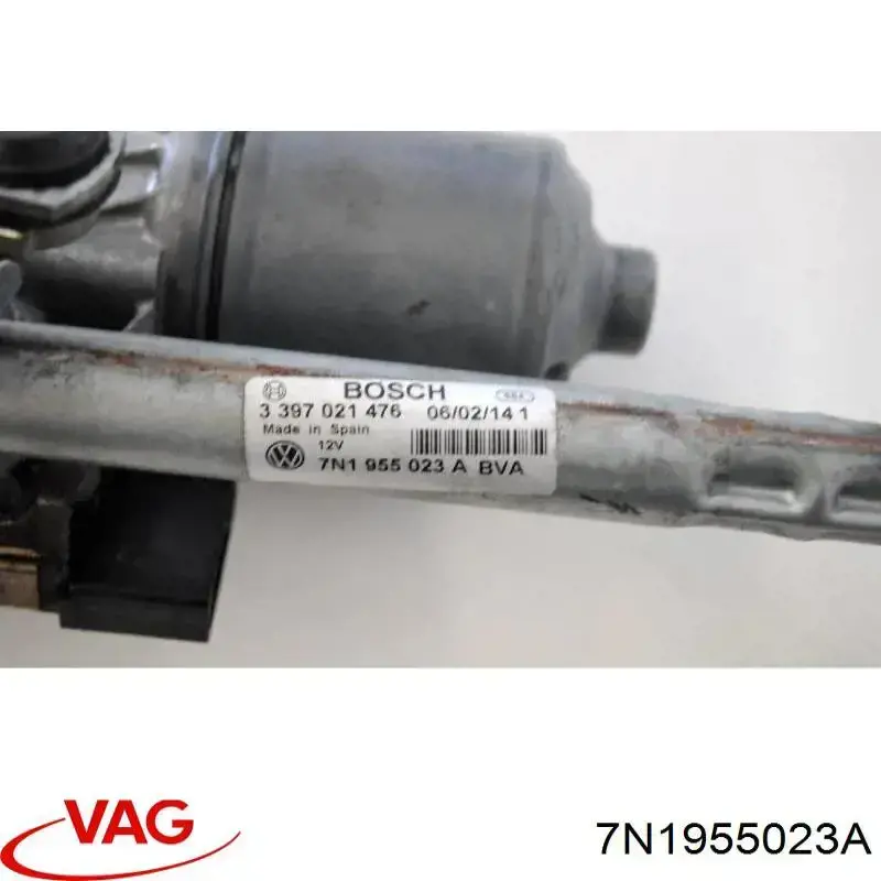 Трапеція щіток лобового скла VAG 7N1955023A ціна, від 56.06 USD