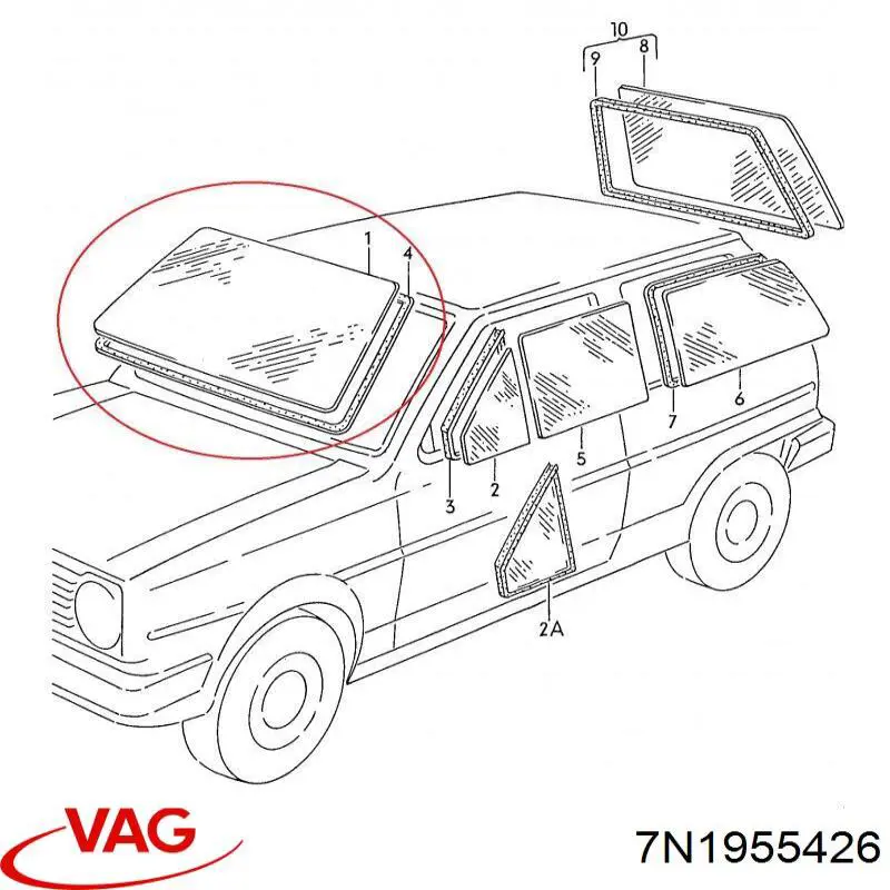 Купити 7N1955426 VAG Безконтактні двірники