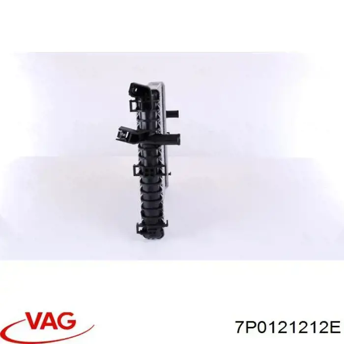 7P0121212K VAG Радіатор охолодження двигуна, додатковий