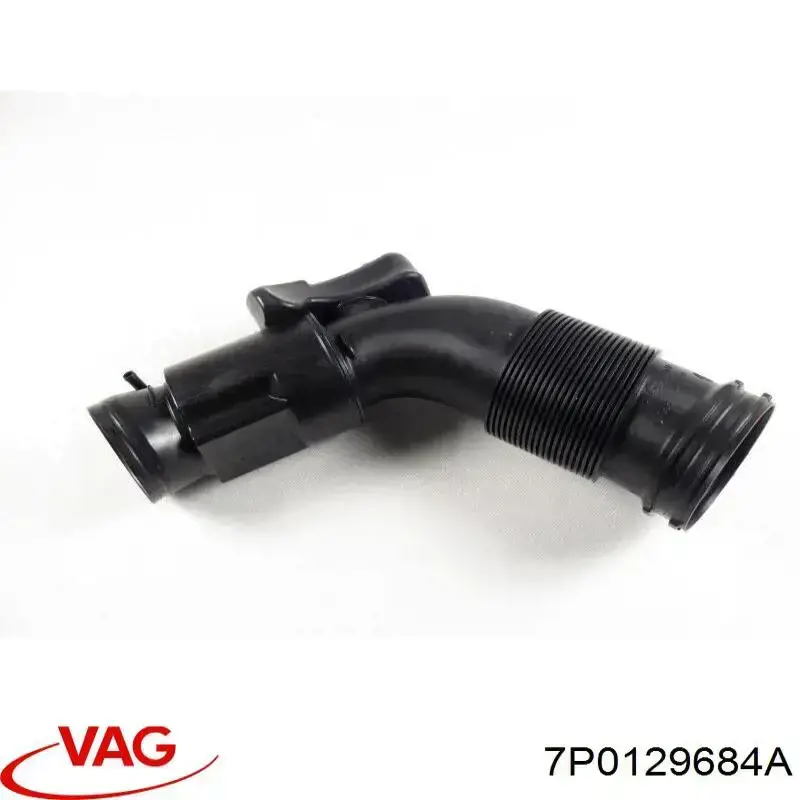 7P0129684A VAG Патрубок повітряний, вихід повітряного фільтра