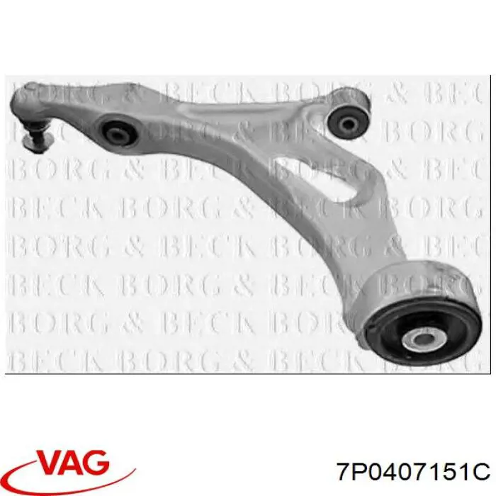 Важіль передній лівий VAG 7P0407151C ціна, від 63.27 USD