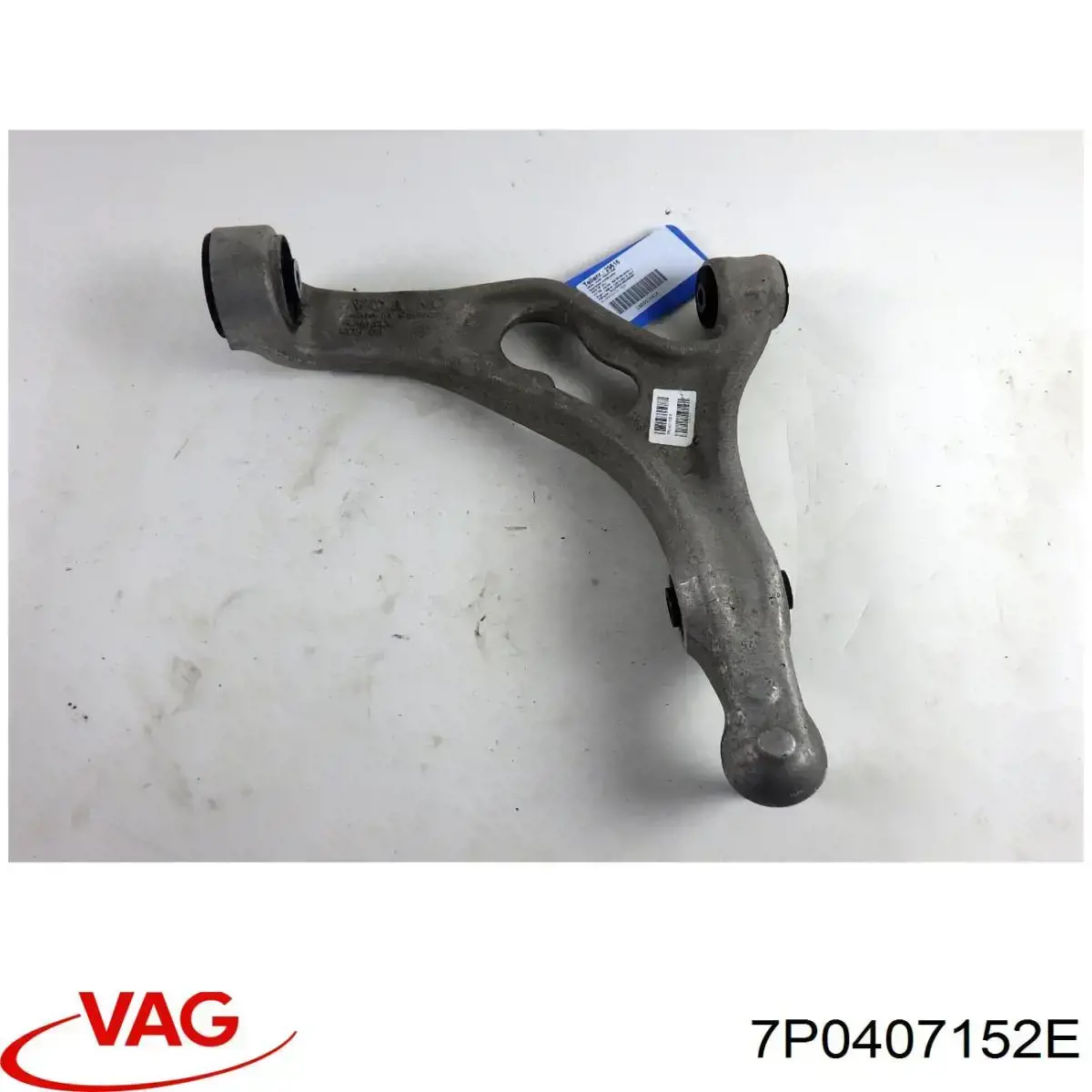 Важіль передньої підвіски нижній, правий 7P0407152E VAG