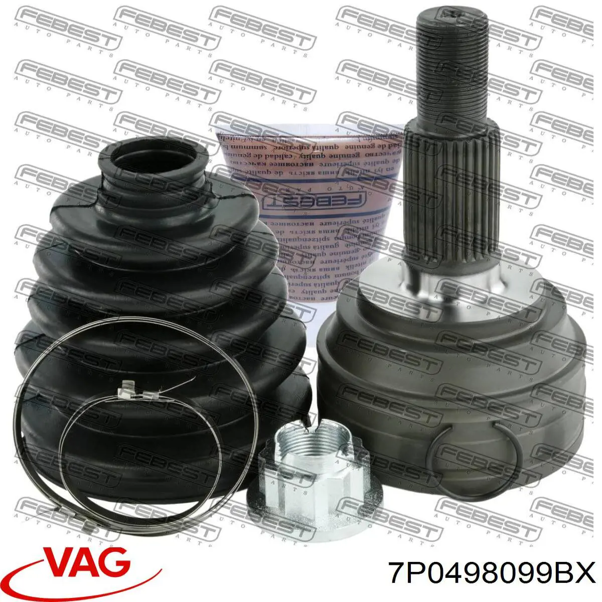 Купити 7P0498099BX VAG Шарнір приводу зовнішній