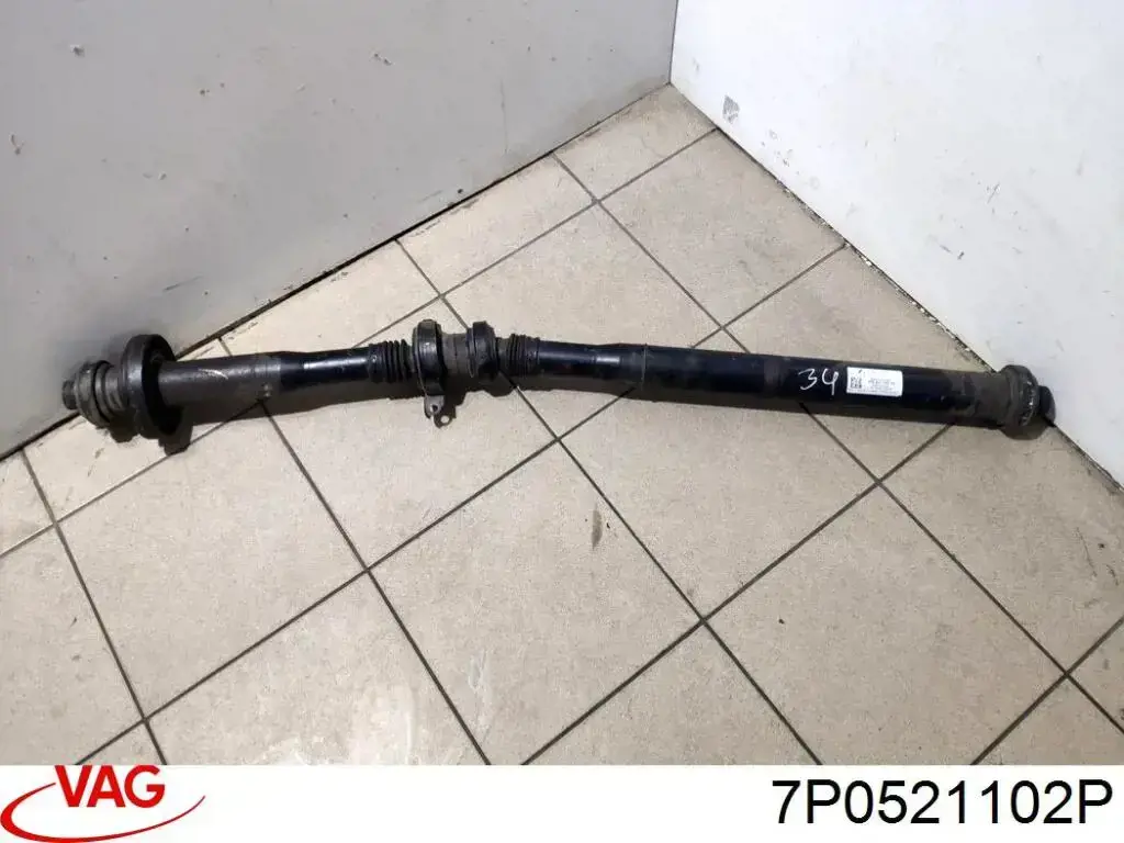 Купити 7P0521102P VAG Кардан задній