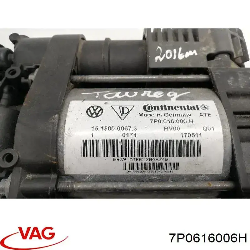Купити 7P0616006H VAG Компресор пневмопідкачки (амортизаторів)