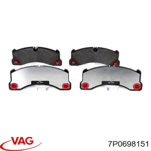 Передні тормозні колодки 7P0698151 VAG