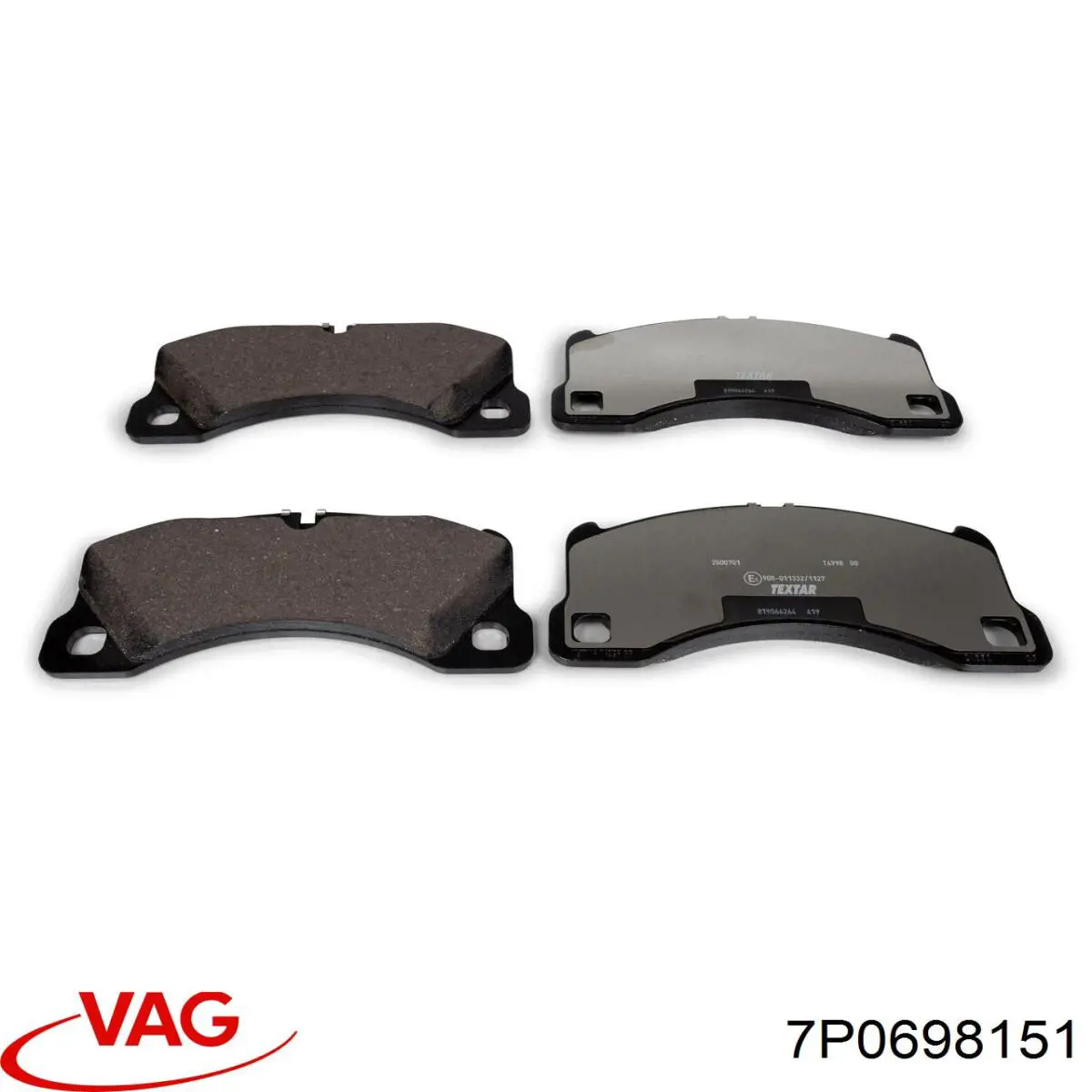 7P0698151 VAG Передні гальмівні колодки
