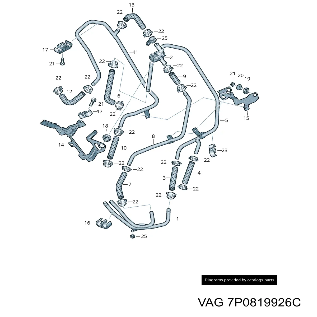  VAG 7P0819926C ціна, від 11.85 USD