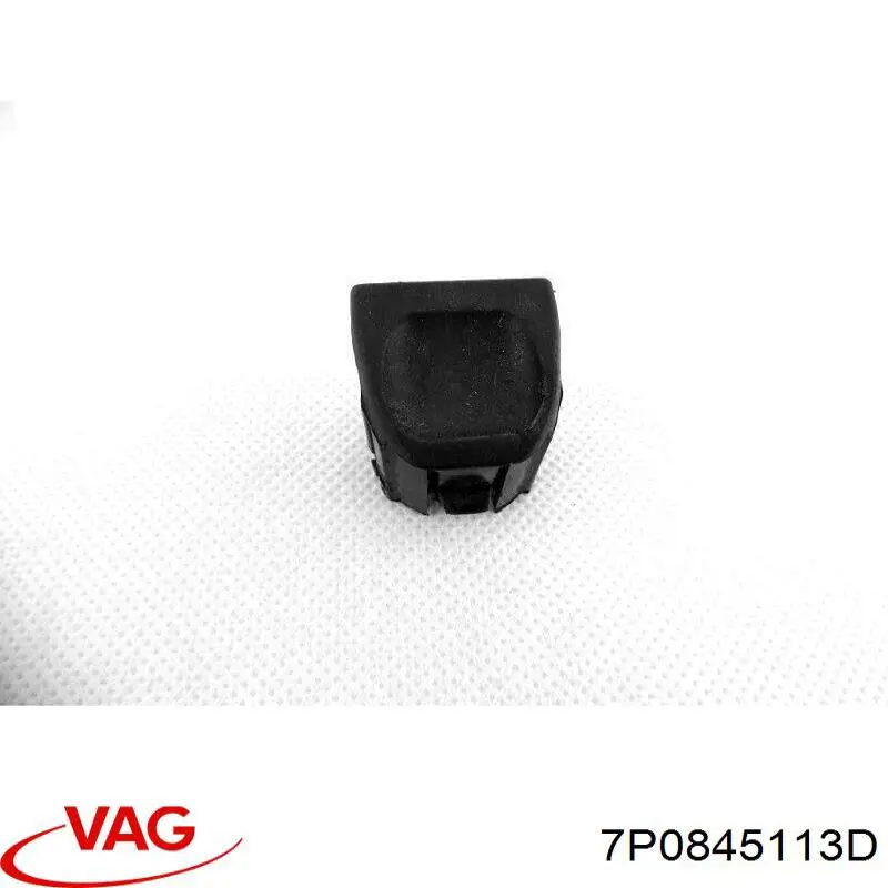 Скло-кватирка двері, передній, лівій 7P0845113D VAG