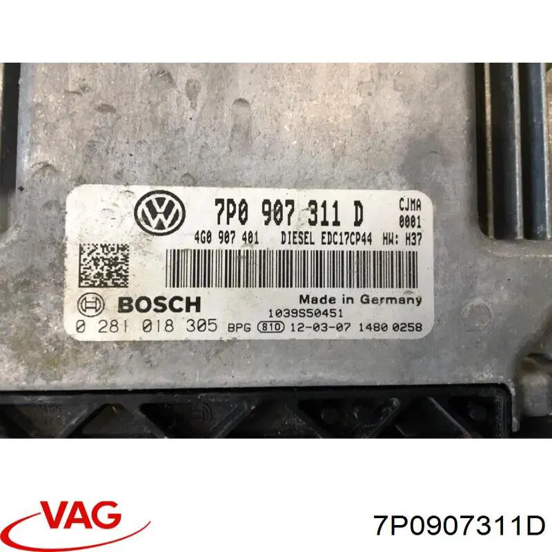 Купити 7P1907401D VAG Модуль управління двигуном