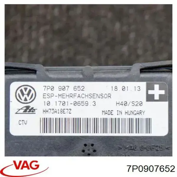 Датчик поперечного прискорення (ESP) VAG 7P0907652 ціна, від 6.19 USD