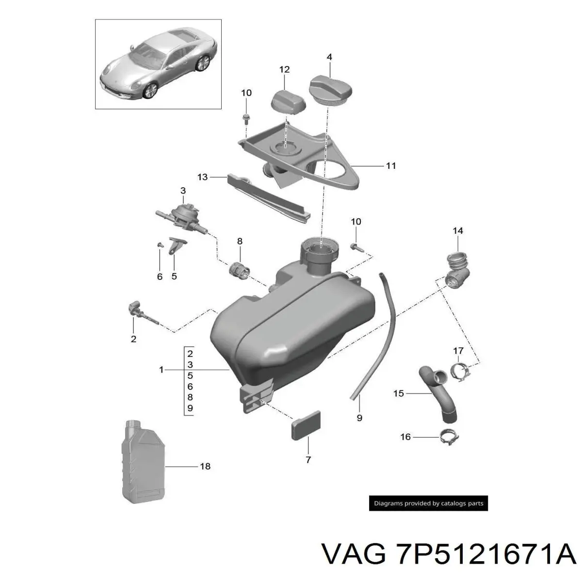  7P5121671A Porsche