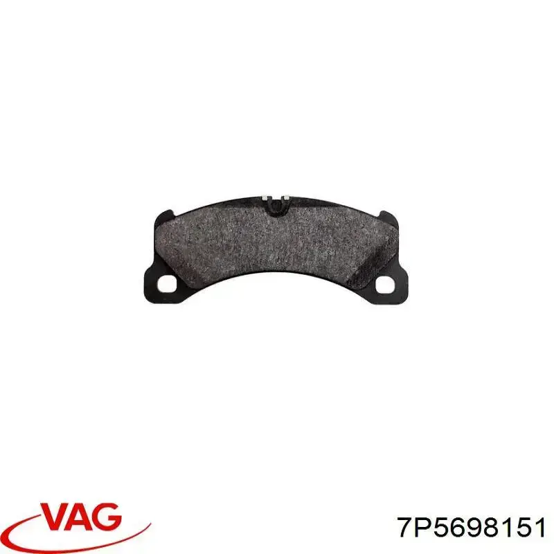 Гальмівні колодки VAG 7P5698151 ціна, від 93.38 USD