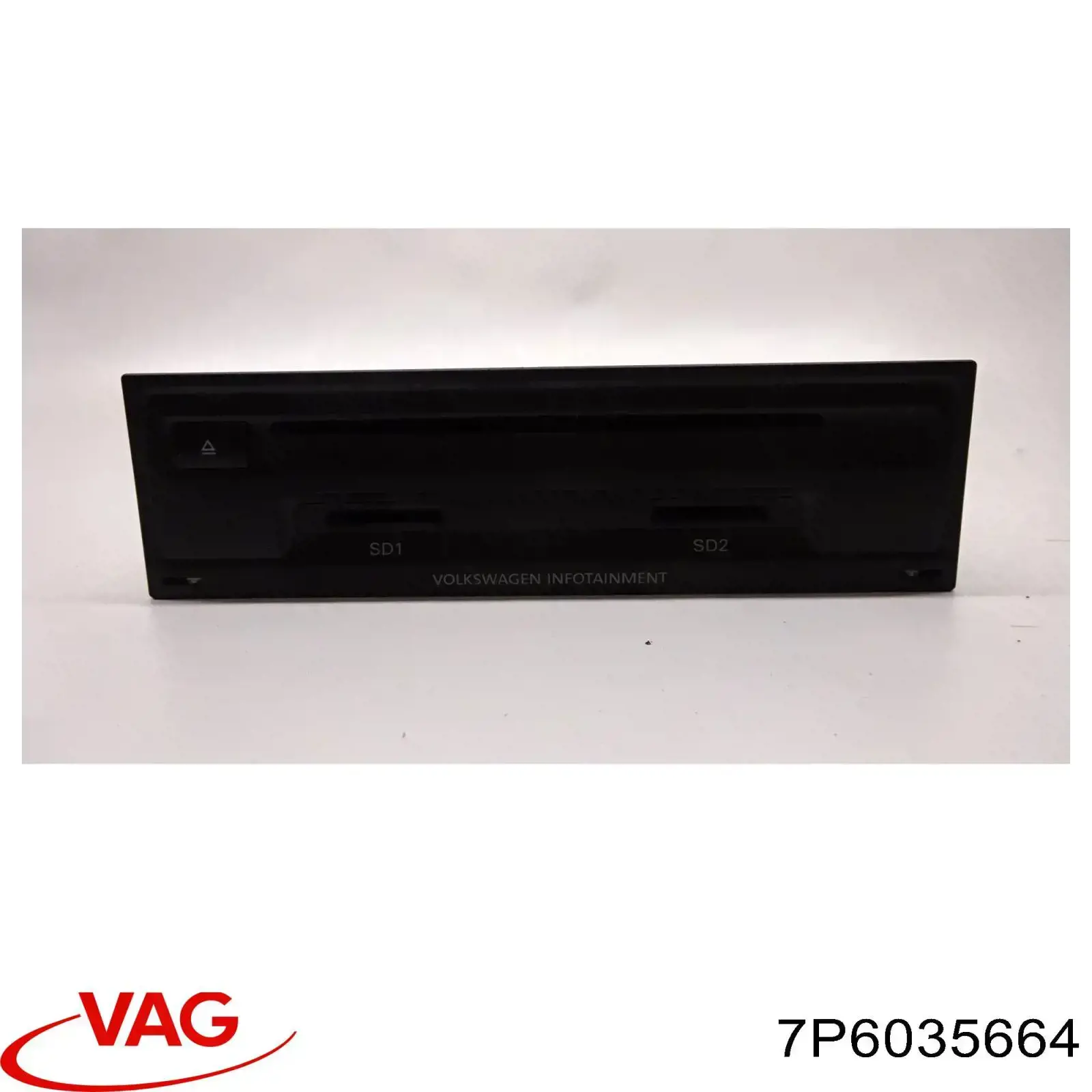 Магнітола (радіо AM/FM) VAG 7P6035664 ціна, від 269.56 USD