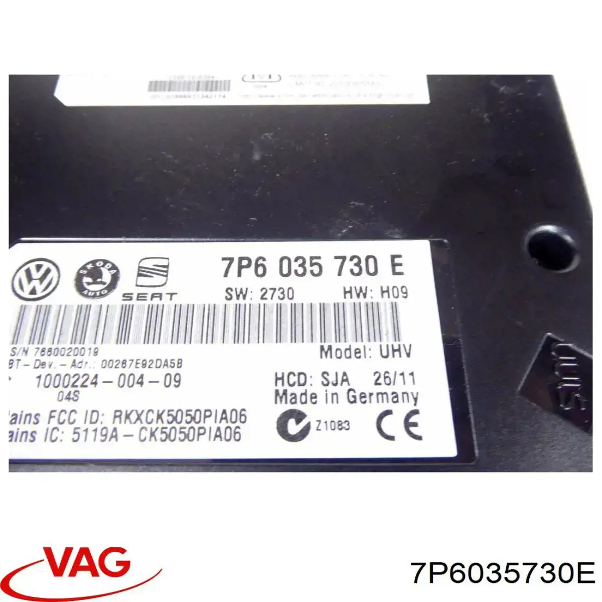 Блок керування мультимедійний VAG 7P6035730E ціна, від 31.67 USD