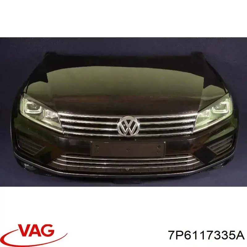 7P6117335A VAG Повітропровід / дефлектор радіатора интеркуллера, правий