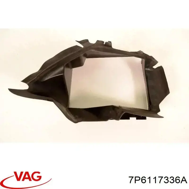 Купити 7P6117336A VAG Повітропровід / дефлектор радіатора интеркуллера, правий