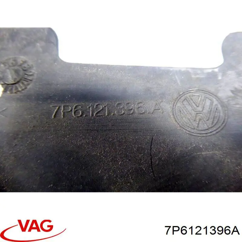 Повітропровід (дефлектор) радіатора, правий VAG 7P6121396A ціна, від 35.36 USD