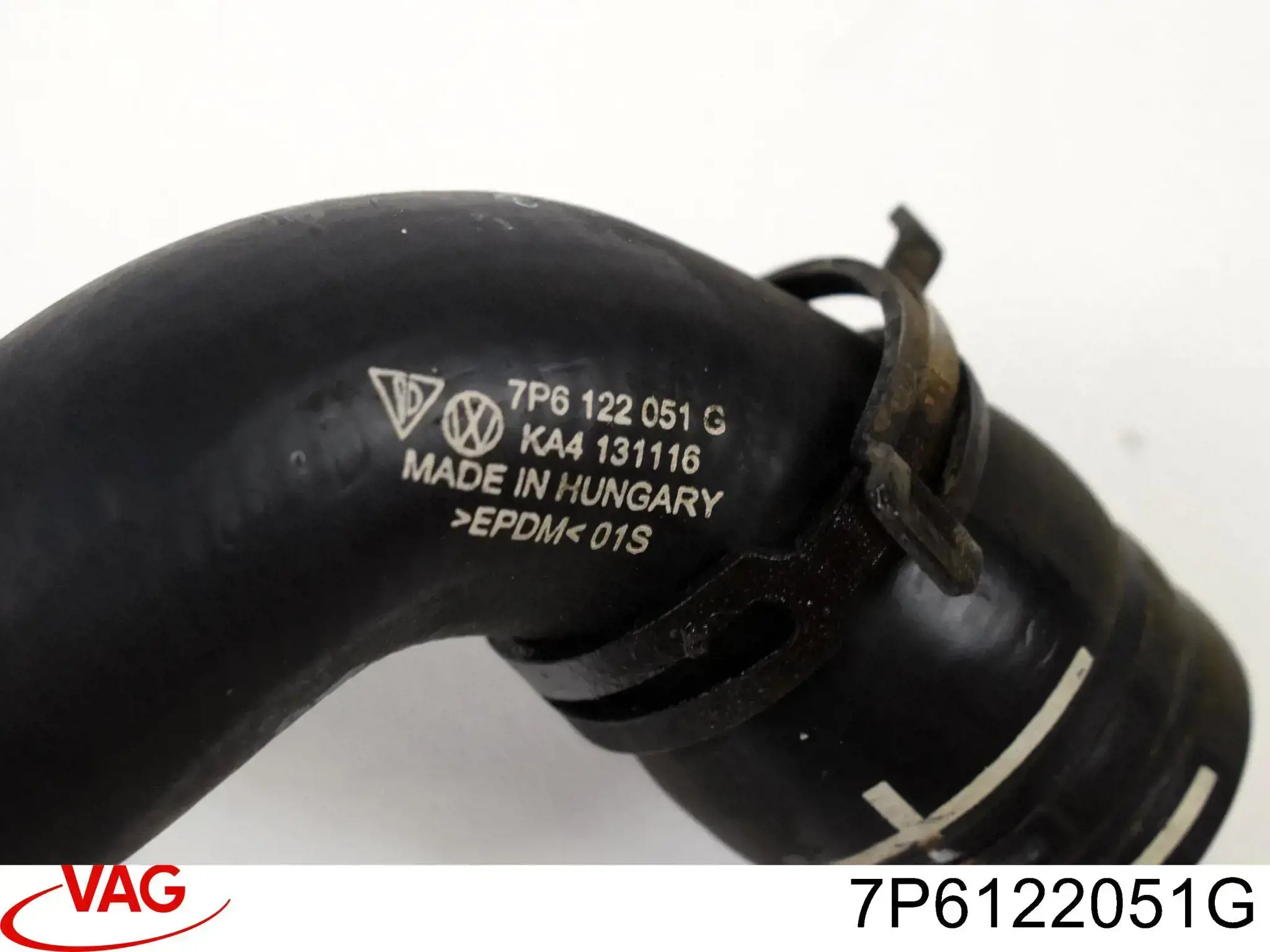 Шланг/патрубок радіатора охолодження, нижній 7P6122051G VAG