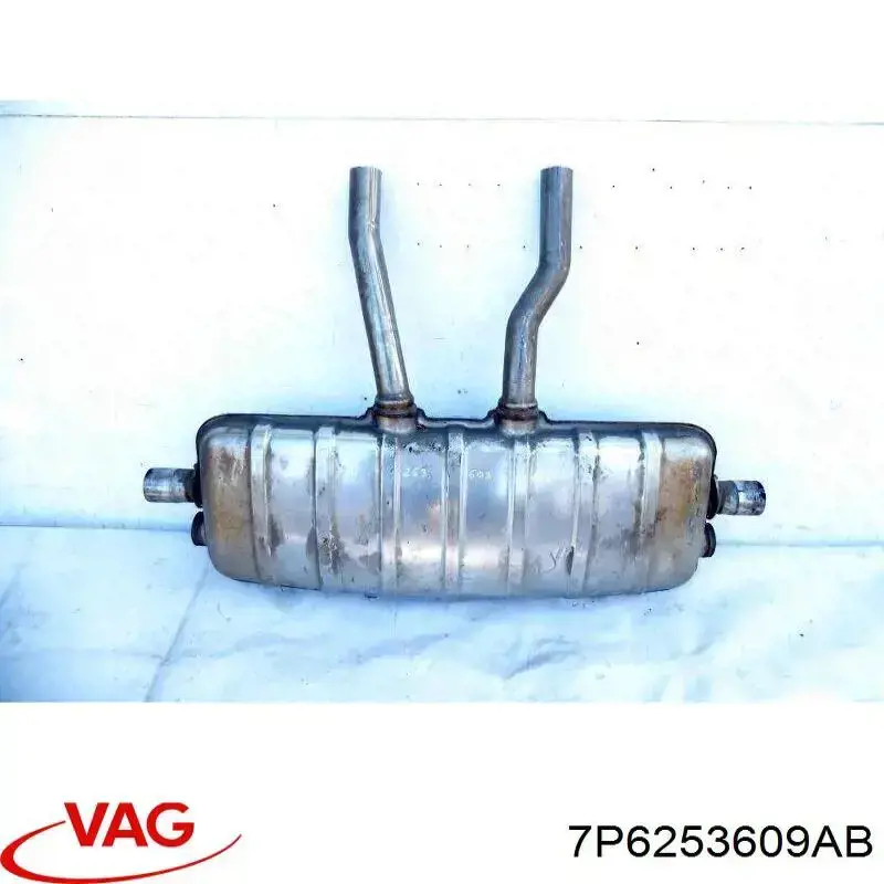 7P6253609AB VAG Глушник, задня частина