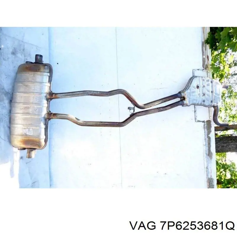 Насадка на глушник 7P6253681Q VAG