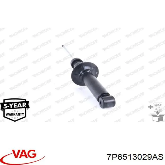 Амортизатор задній VAG 7P6513029AS ціна, від 57.54 USD