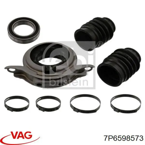 Пильник карданного вала VAG 7P6598573 ціна, від 68.49 USD