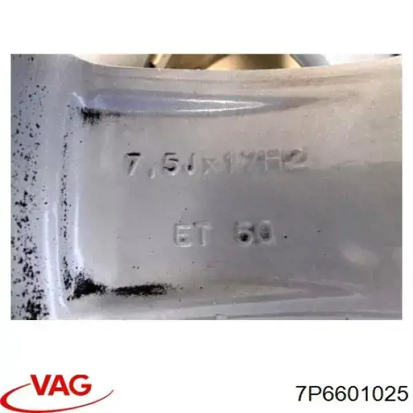 Купити 7P6601025 VAG Диски колісні литі (легкосплавні, титанові)