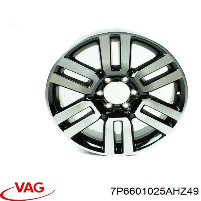 7P6601025AHZ49 VAG Диски колісні литі (легкосплавні, титанові)