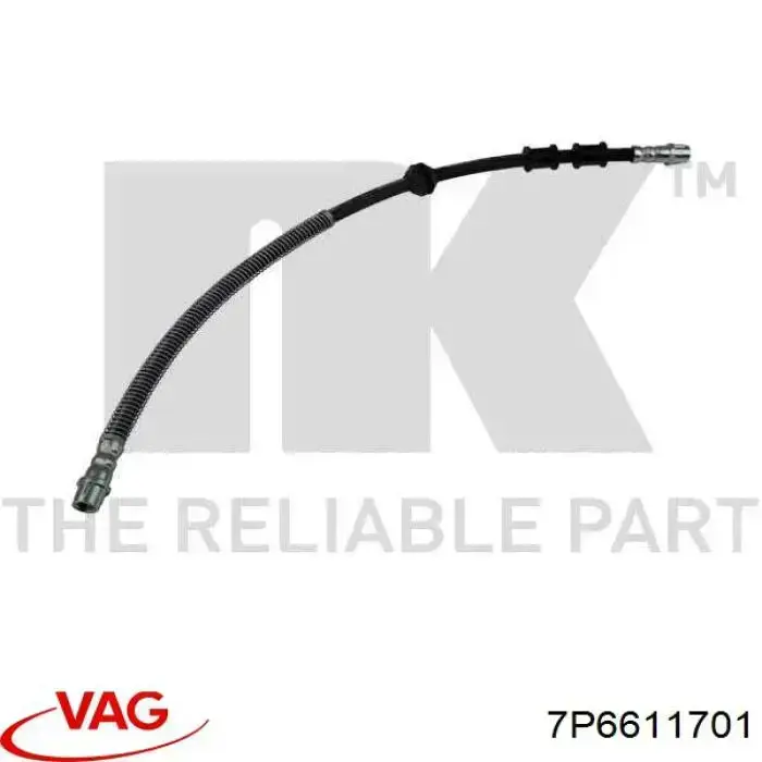 Шланг гальмівний передній VAG 7P6611701