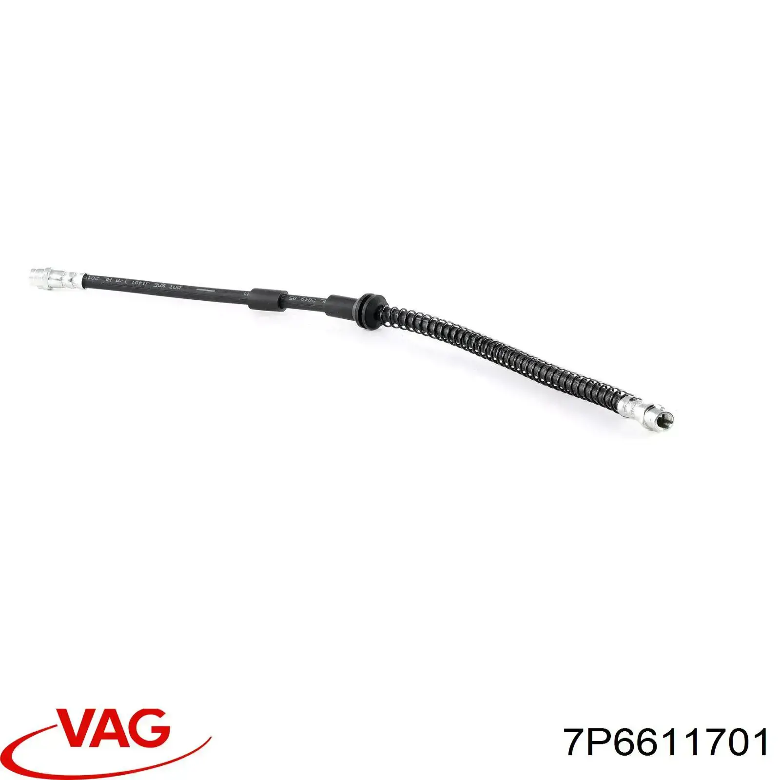Шланг гальмівний передній VAG 7P6611701 ціна, від 12.60 USD