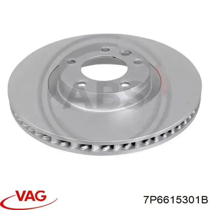 Диск переднього гальма VAG 7P6615301B ціна, від 135.71 USD