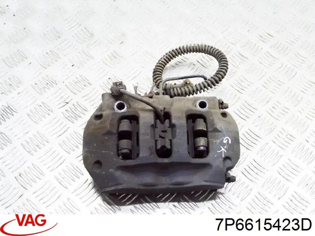 Супорт задній лівий 7P6615423F VAG