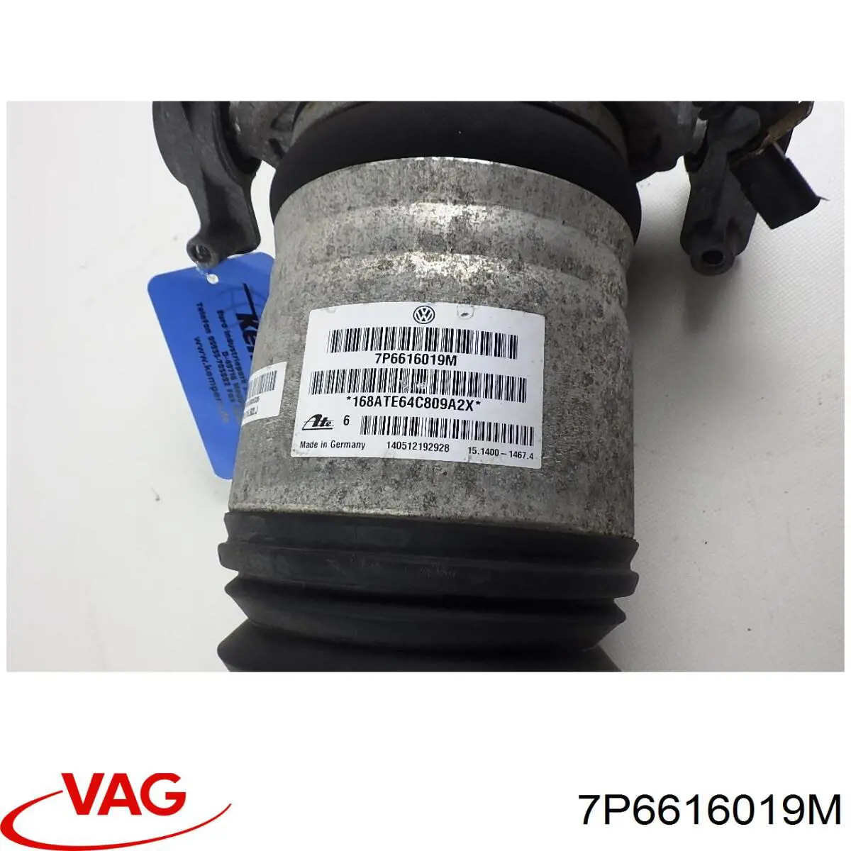 Купити 7P6616019M VAG Пневмоподушка/Пневморессора моста