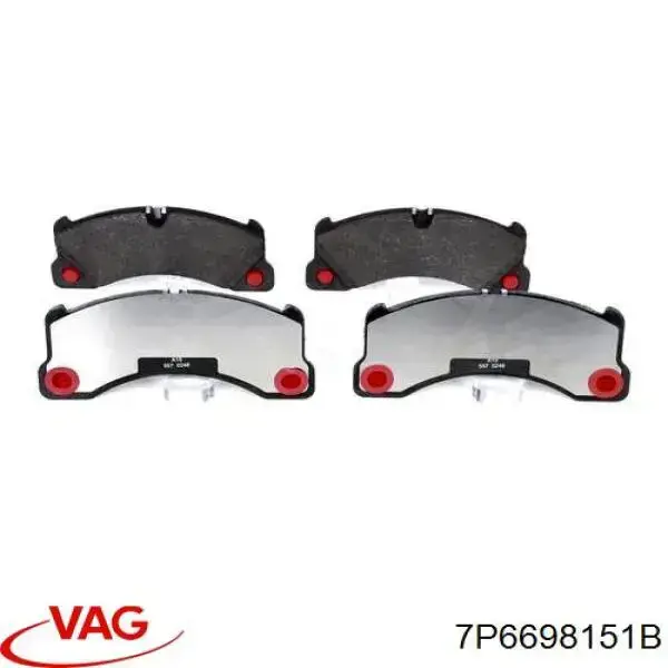 Передні тормозні колодки 7P6698151B VAG