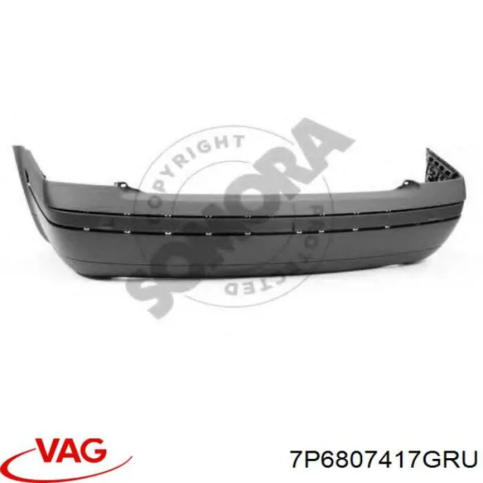 Кожух бампера заднього VAG 7P6807417GRU ціна, від 178.60 USD