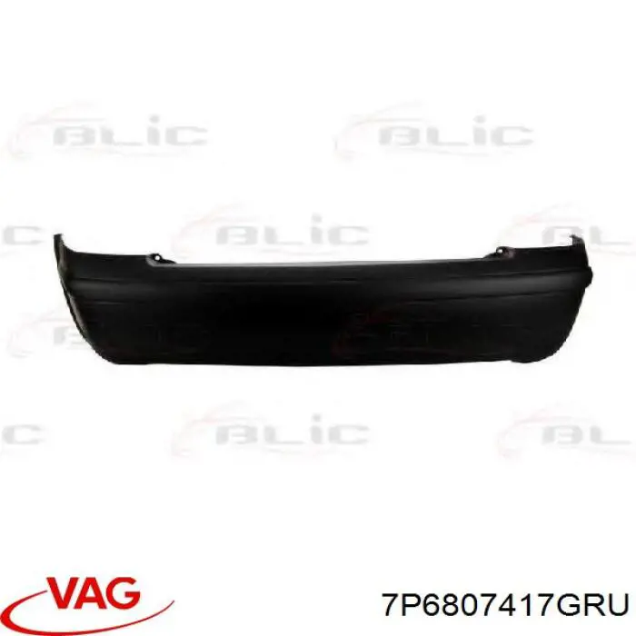 7P6807417GRU VAG Буфер (бампер) задній