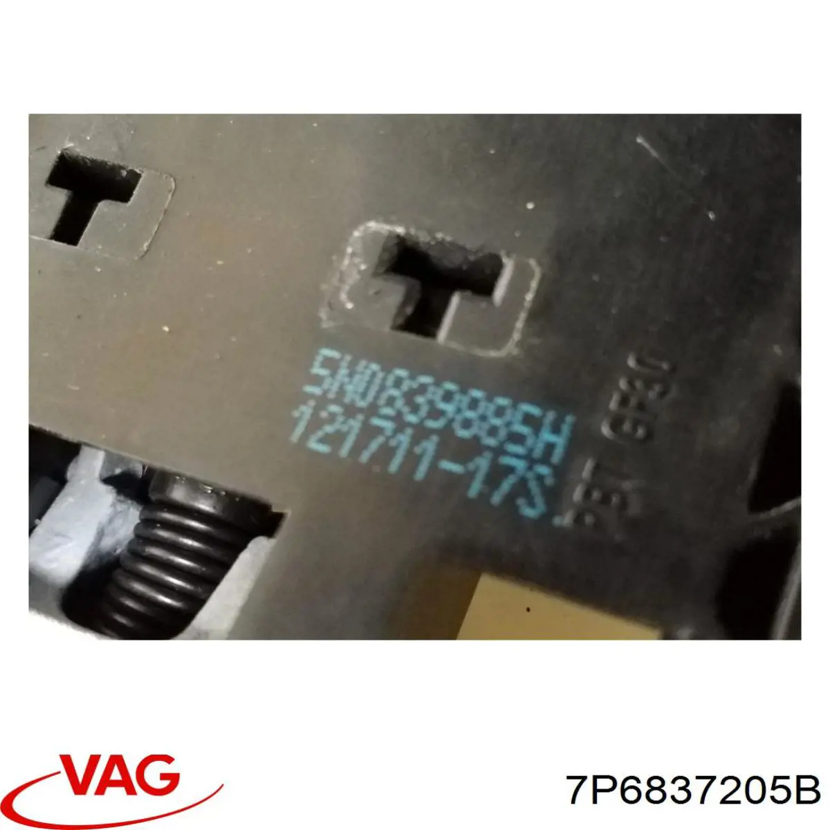 Ручка лівих задніх дверей зовнішня VAG 7P6837205B ціна, від 14.09 USD