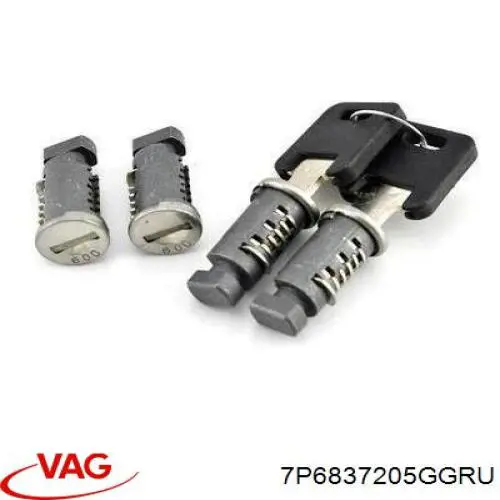 Ручка лівих дверей зовнішня VAG 7P6837205FGRU ціна, від 88.59 USD